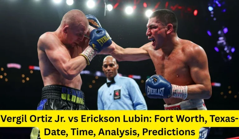 Vergil Ortiz Jr. vs Erickson Lubin